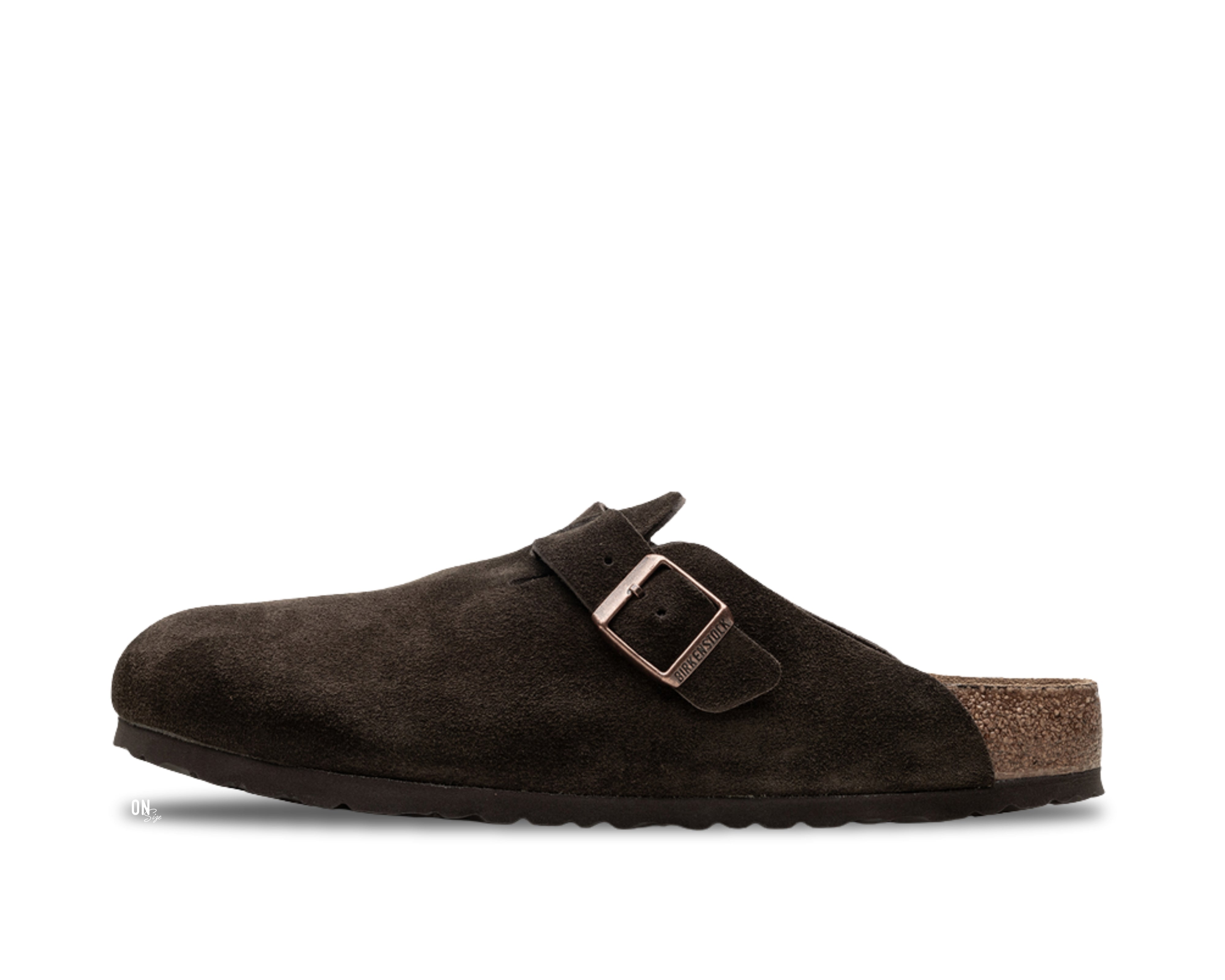Birkenstock Boston Soft Footbed Suede Mocha