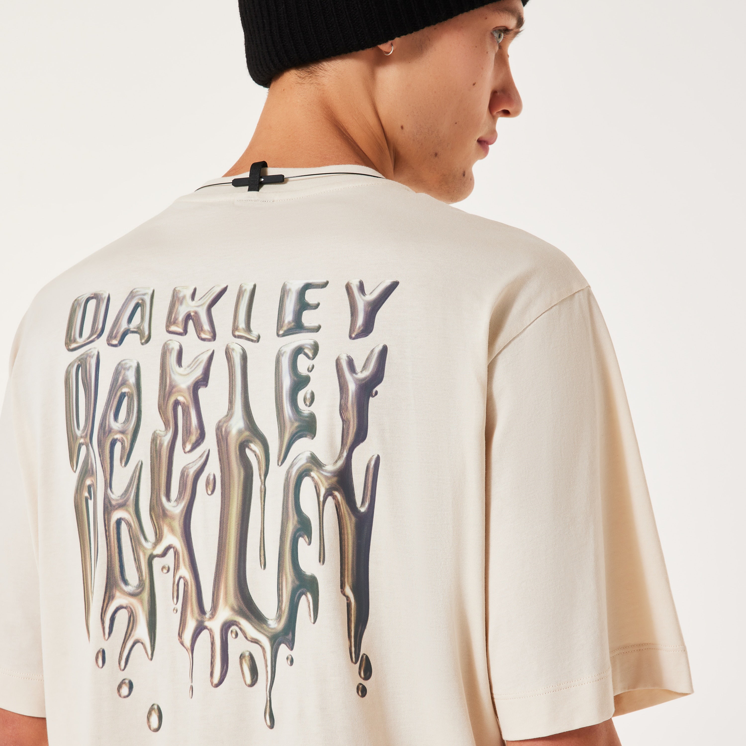 Oakley Stacked Metal Tee Mist - OnSize
