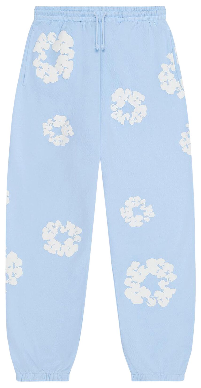 Denim Tears The Cotton Wreath Sweatpants Powder Blue - OnSize