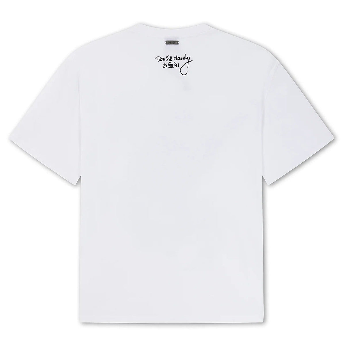 Ed Hardy Storming New York Graphic Relaxed T-Shirt White - OnSize