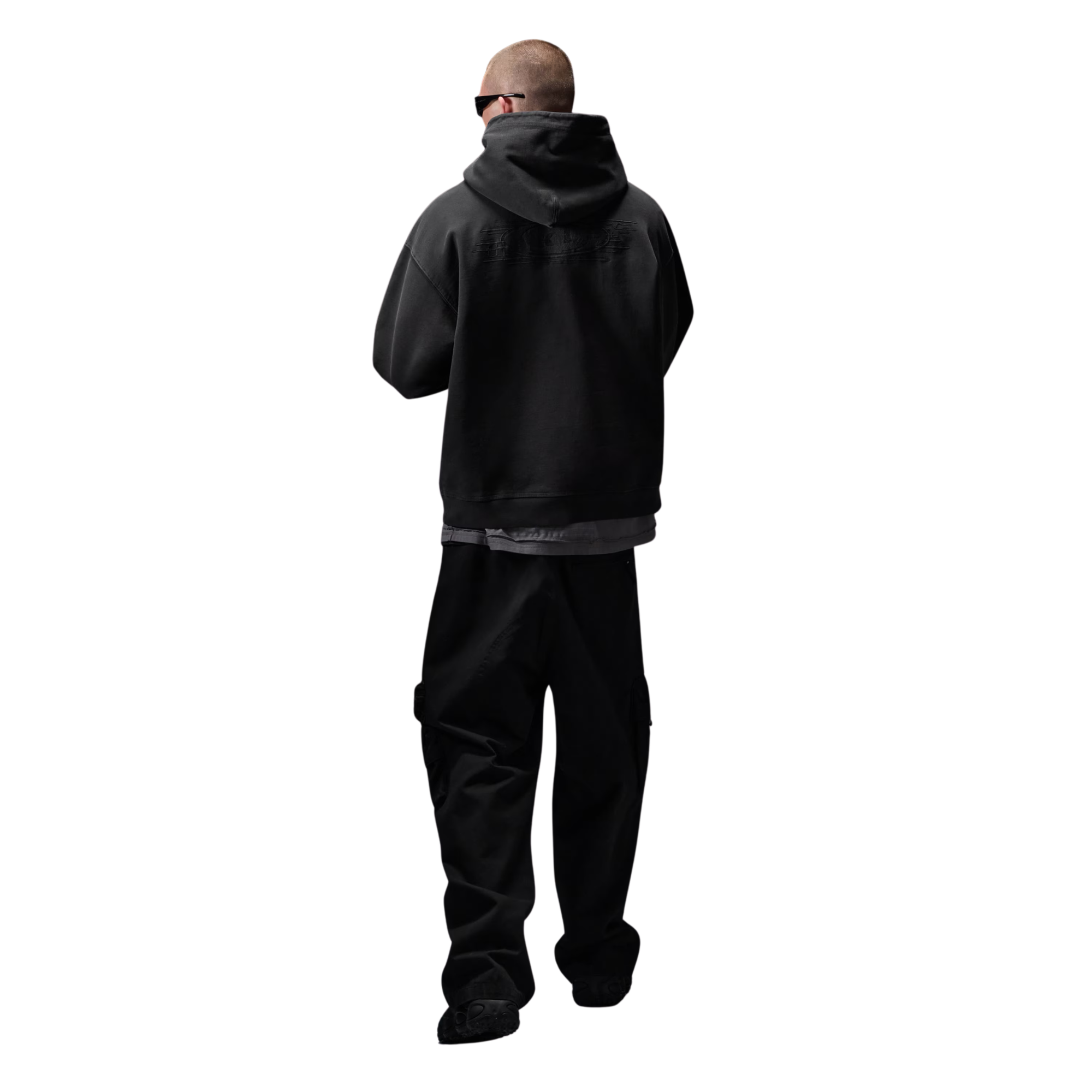 Oakley Echo Mod Embroidered Hoodie Pitch Black