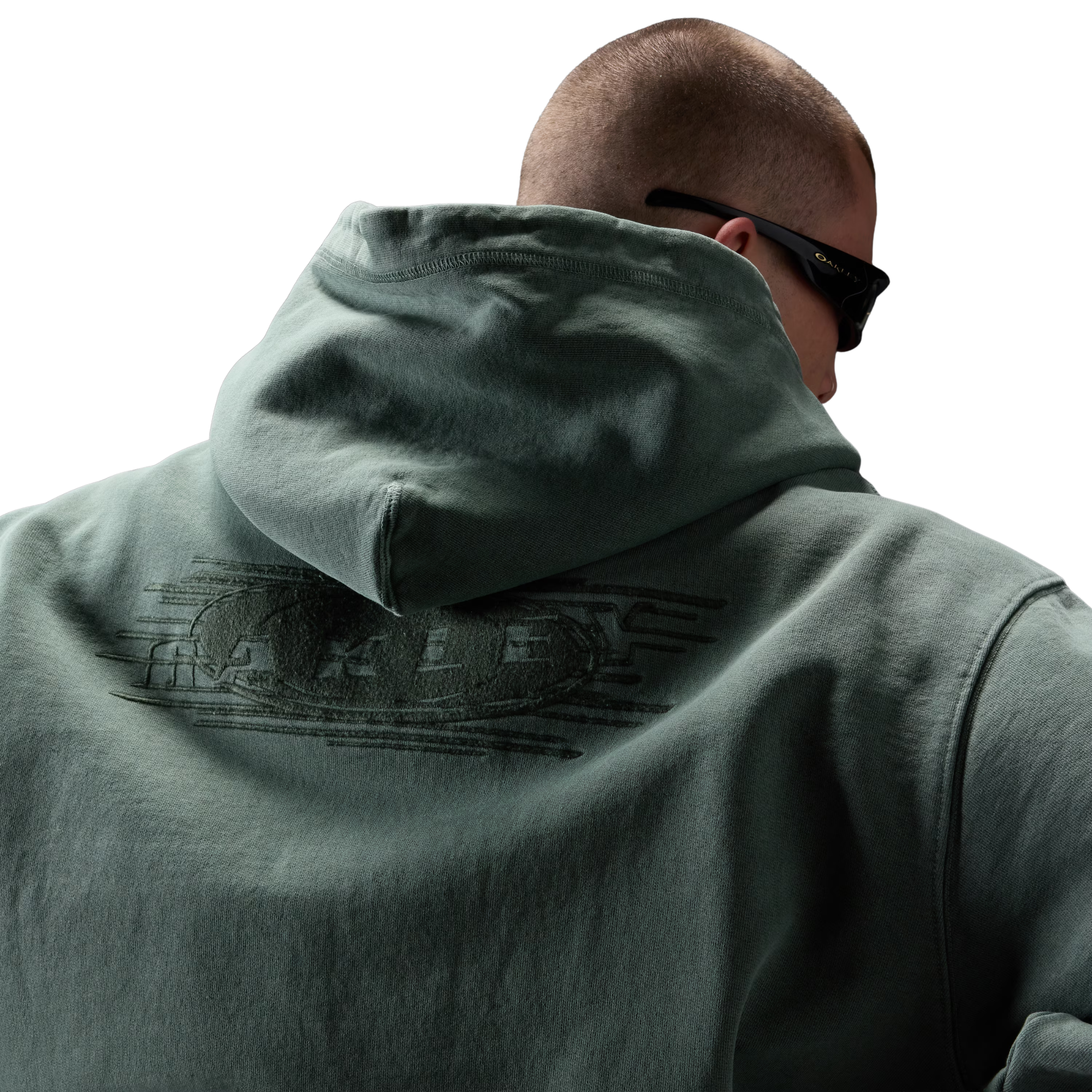 Oakley Echo Mod Embroidered Hoodie Aviator Green