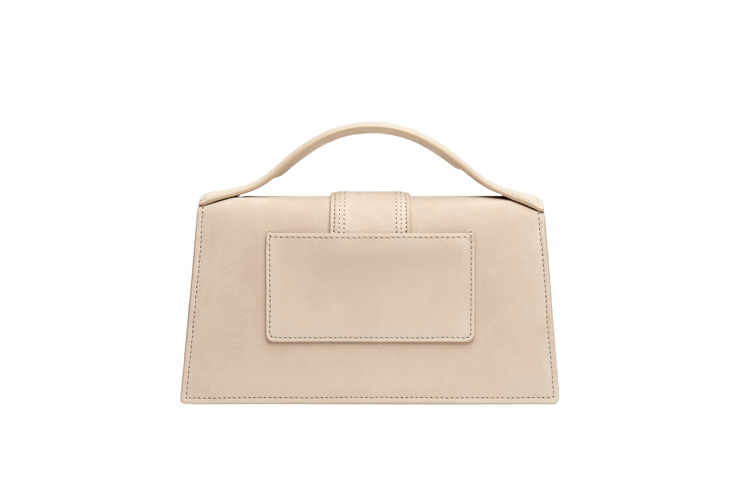 Jacquemus Le grand Bambino Crossbody Strap Handbag Dark Beige - OnSize