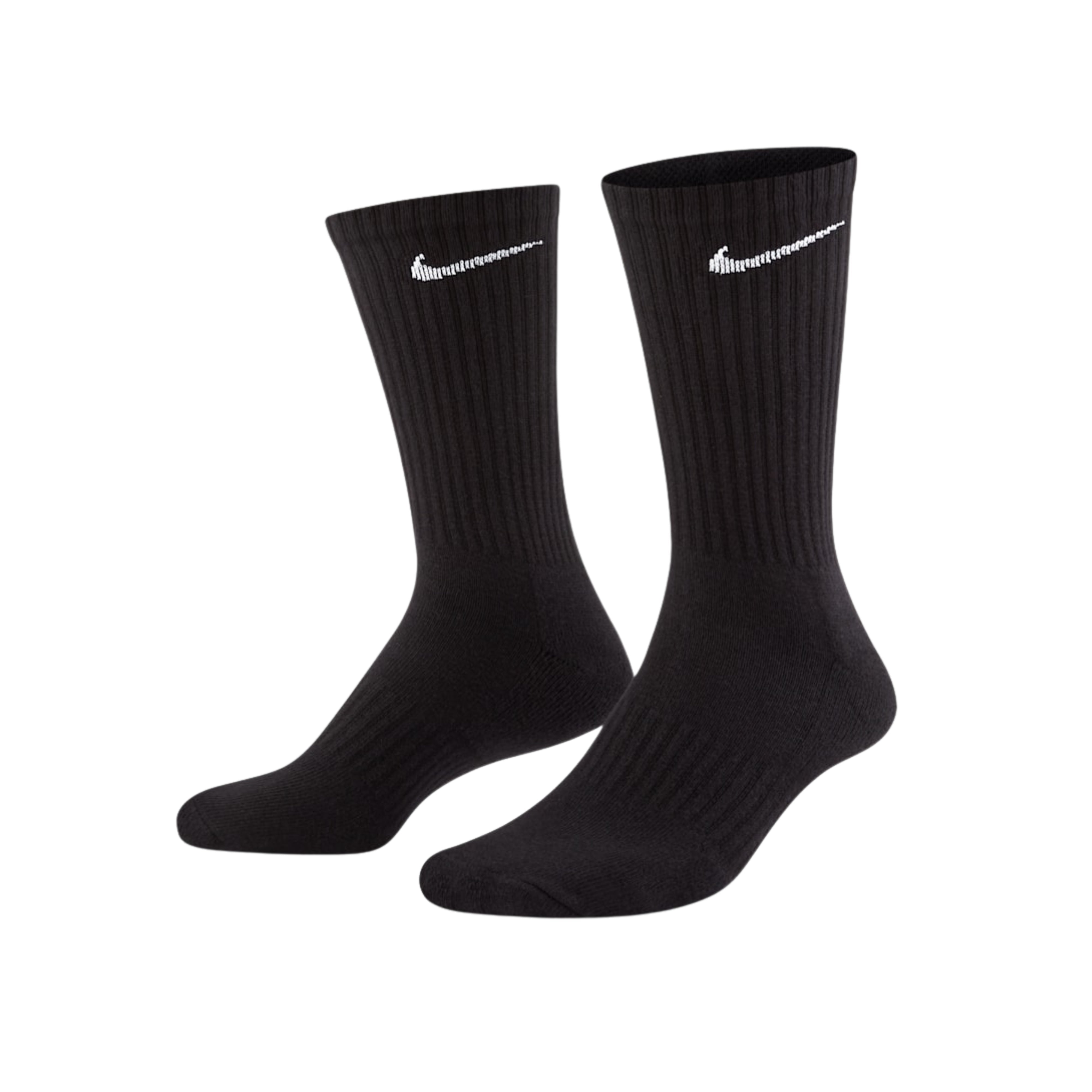 Nike Everyday Cushioned Black Training Crew Socks - OnSize