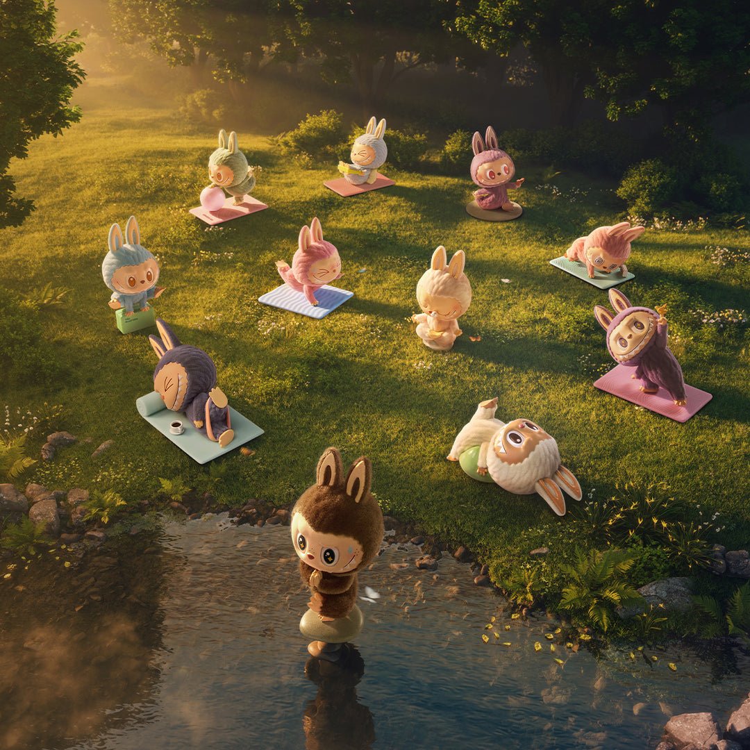 Pop Mart Labubu The Monsters Lazy Yoga Series - OnSize