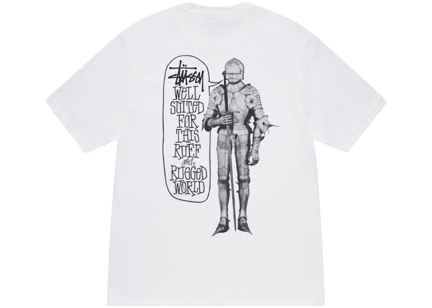 Stüssy Well Suited Tee White - OnSize