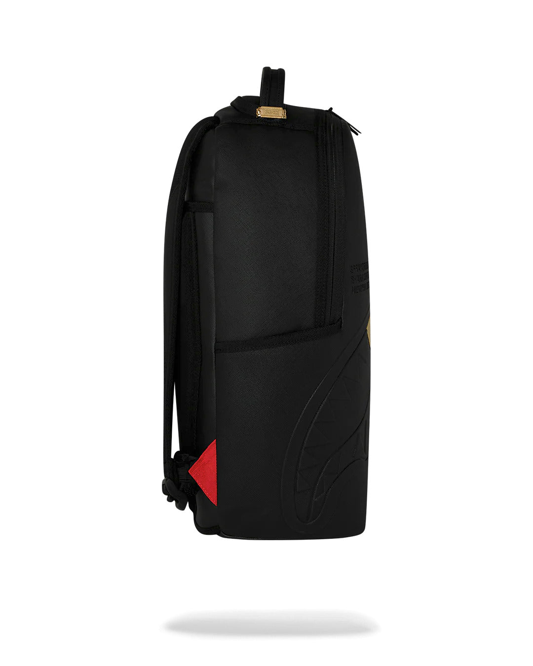 Sprayground Blacked Out Embossed Gold Tooth Backpack