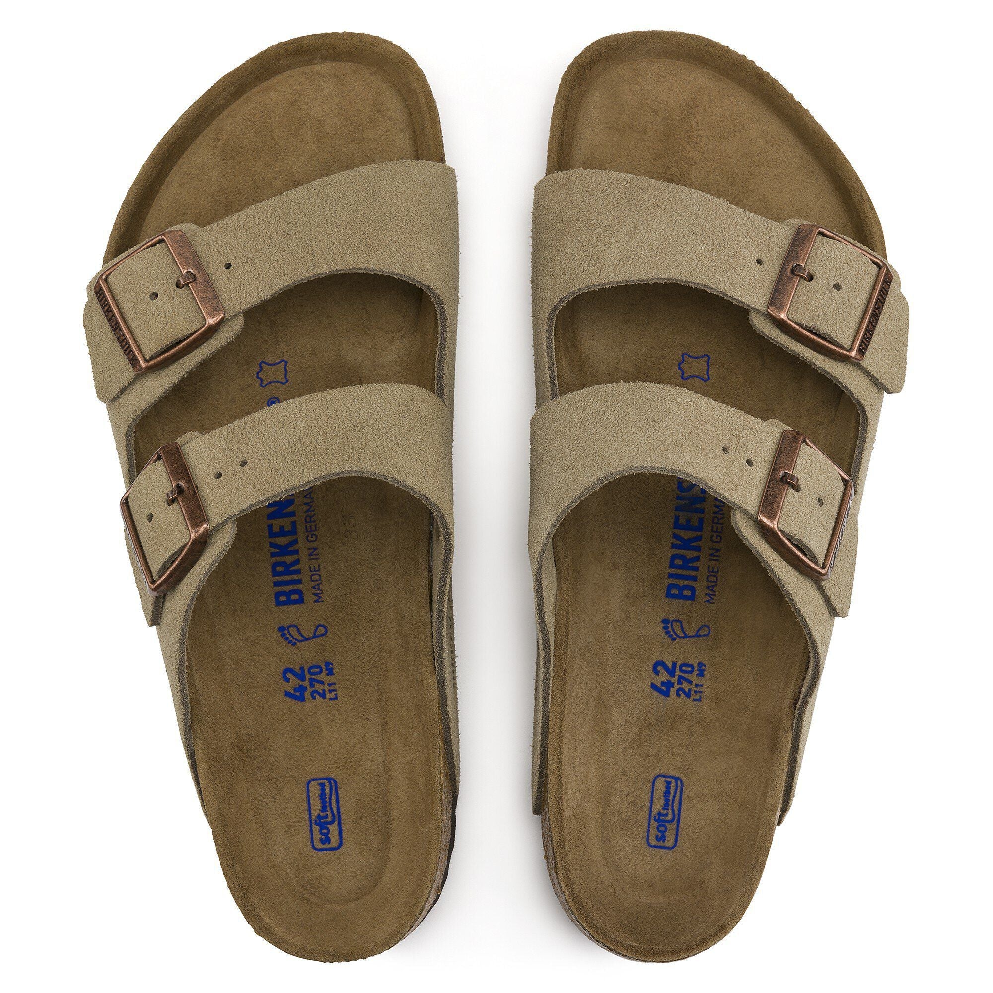Birkenstock Arizona Soft Footbed Suede Taupe - OnSize