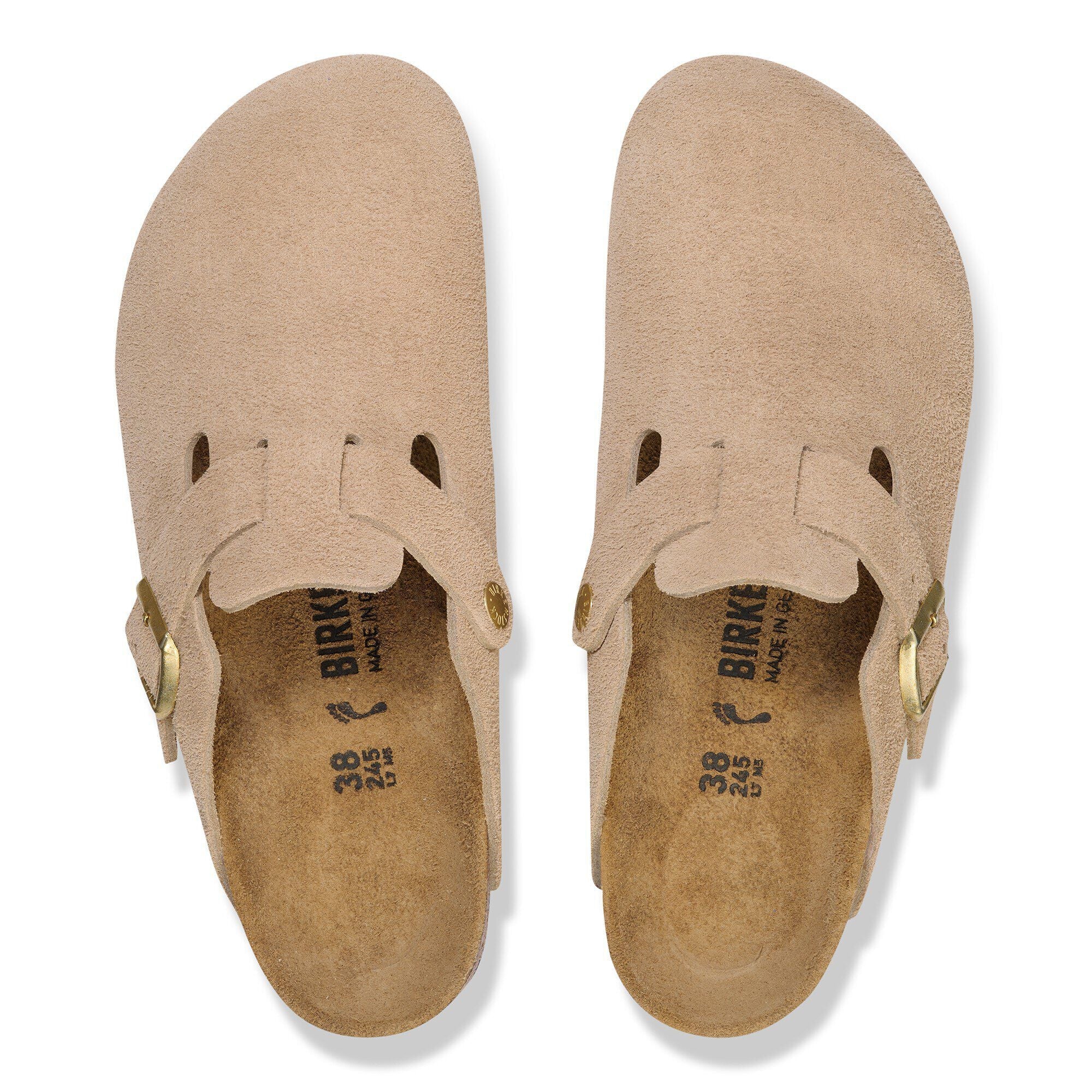 Birkenstock Boston Suede Sandcastle - OnSize
