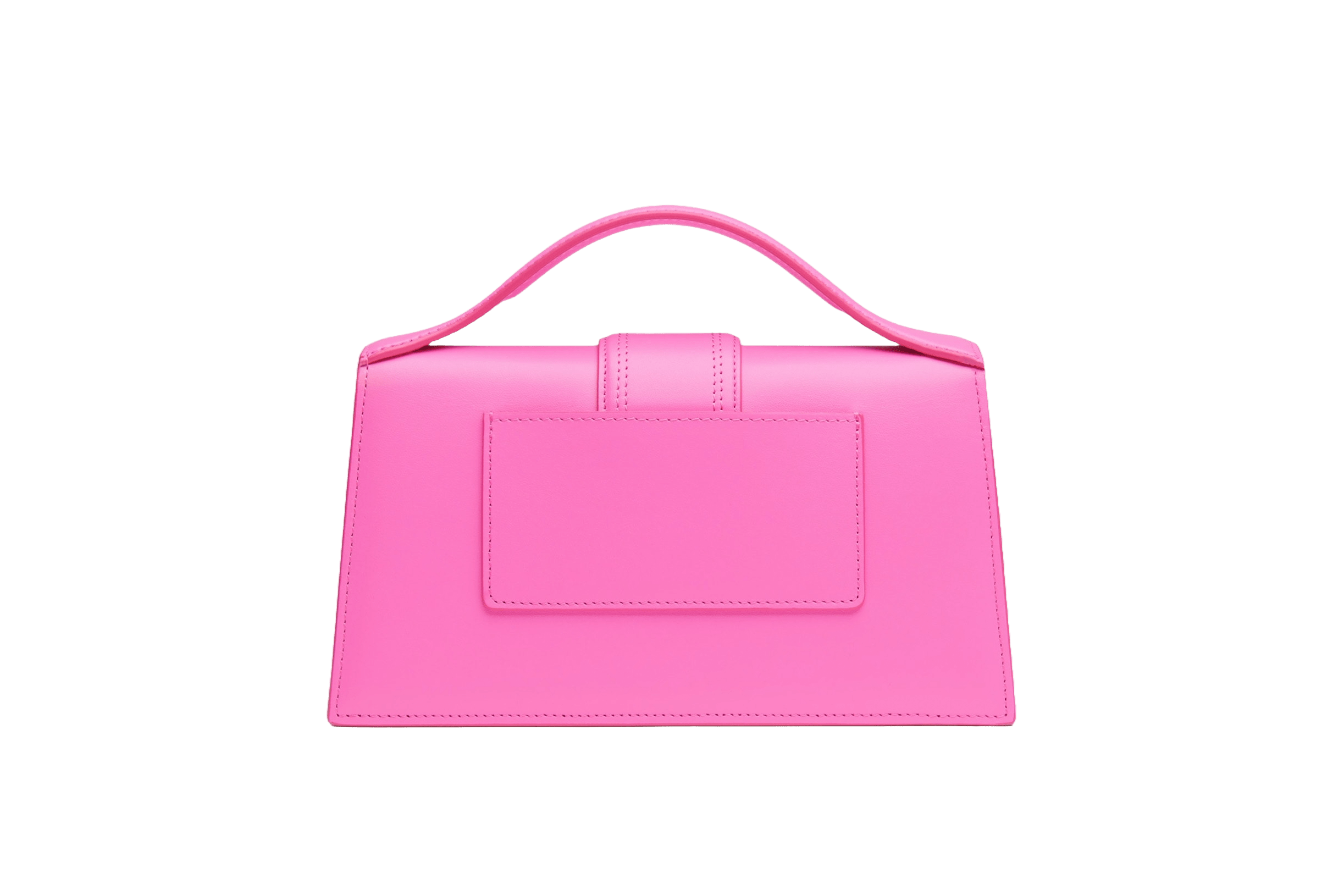 Jacquemus Le grand Bambino Crossbody Strap Handbag Neon Pink - OnSize