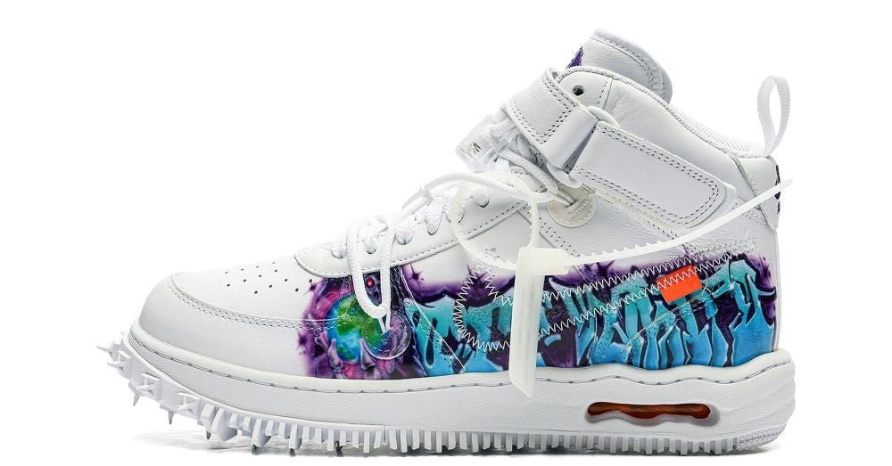 Nike Air Force 1 Mid Off-White Graffiti White - OnSize