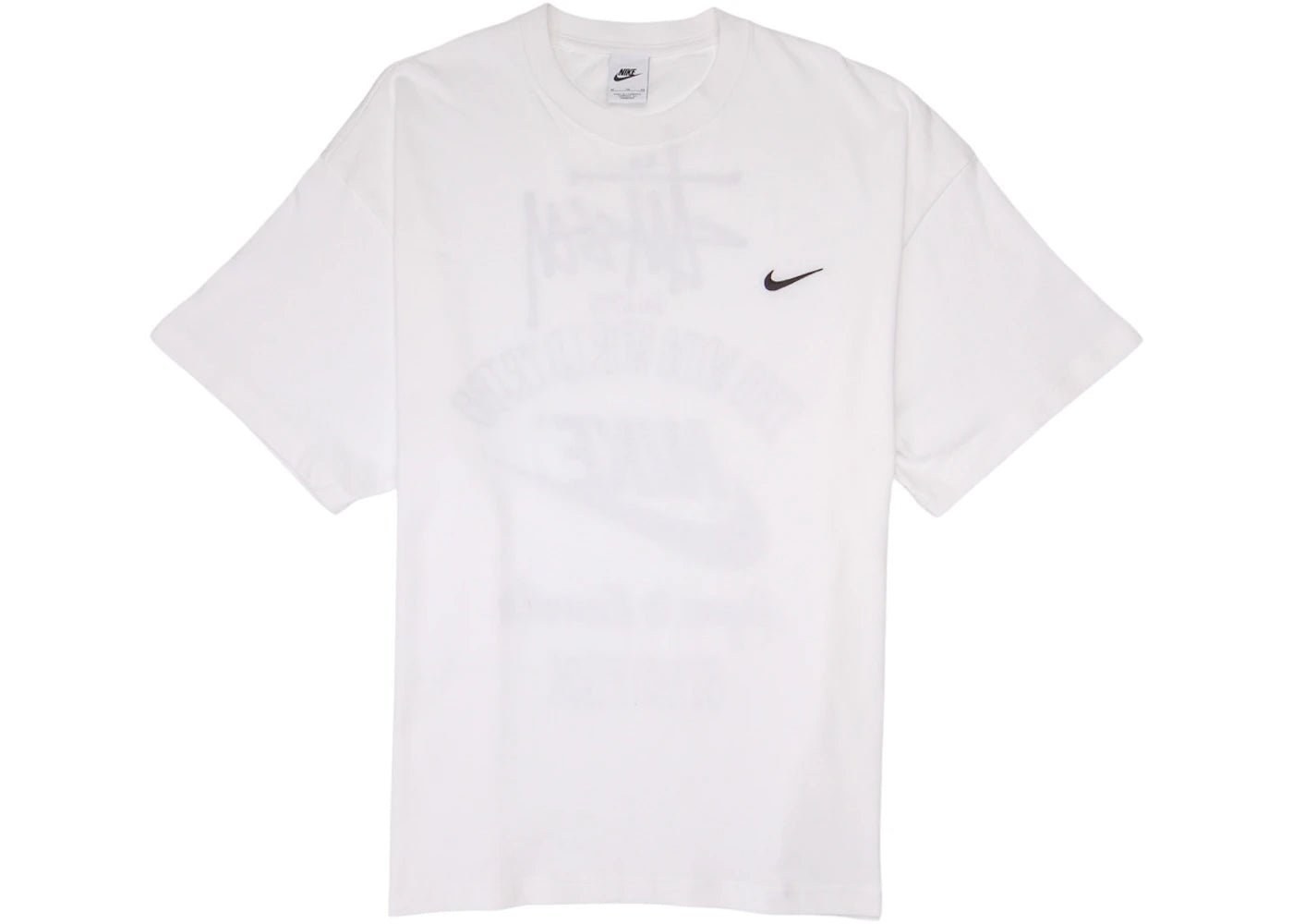 Nike x Stüssy The Wide World Tribe T-Shirt White - OnSize