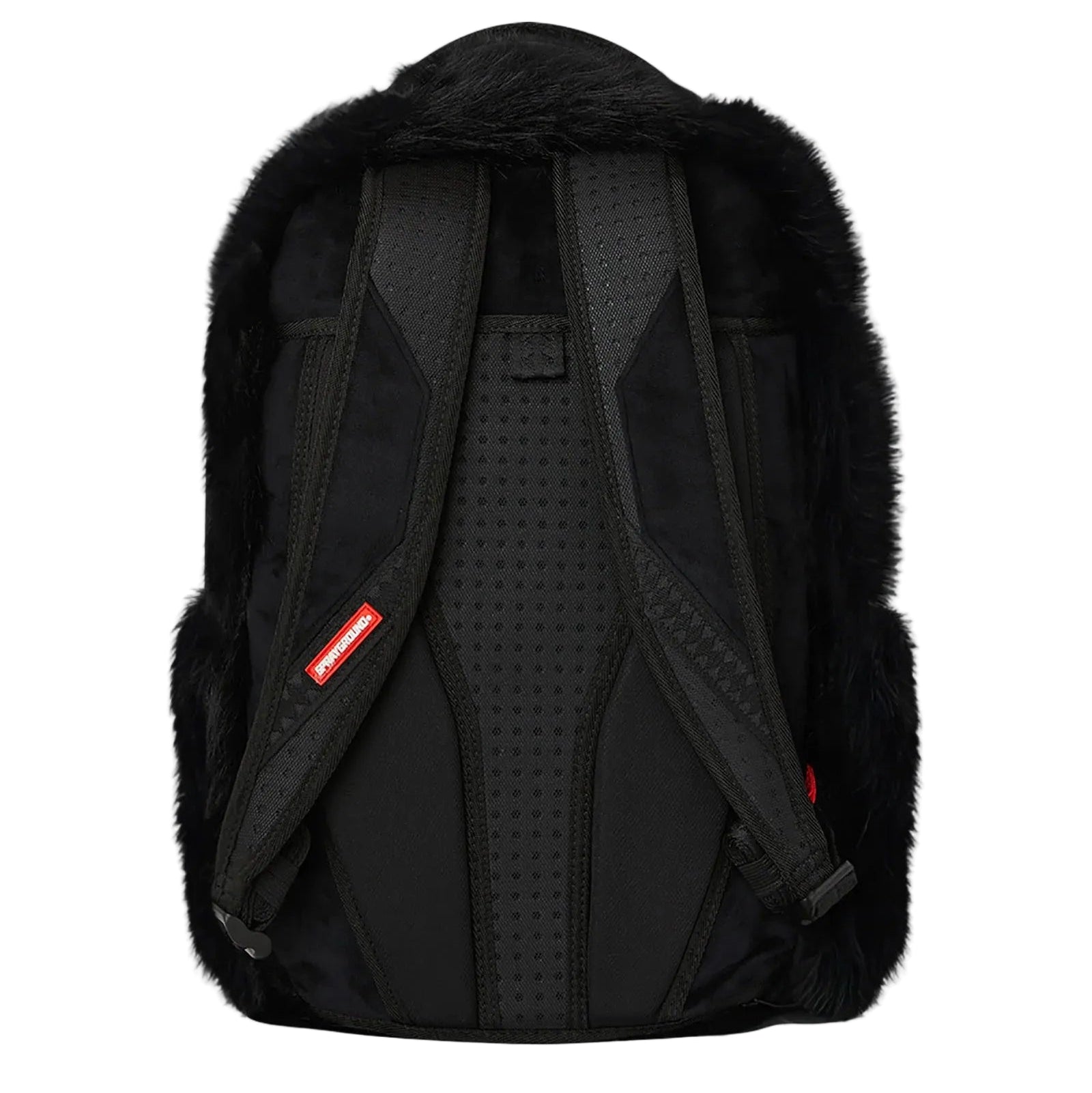 Sprayground Fur Cray Black Backpack - OnSize