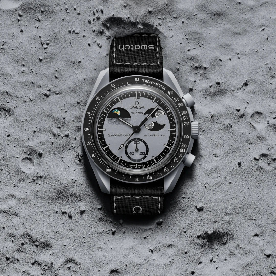 Swatch x Omega Bioceramic Moonswatch Mission to Earthphase - OnSize