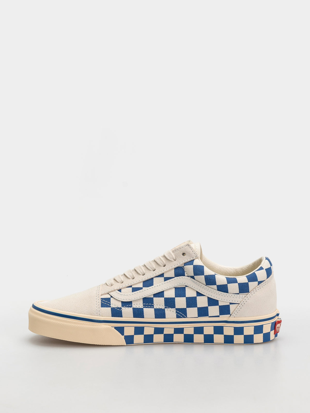 Vans Old Skool Checkerboard Navy Marshmallow - OnSize