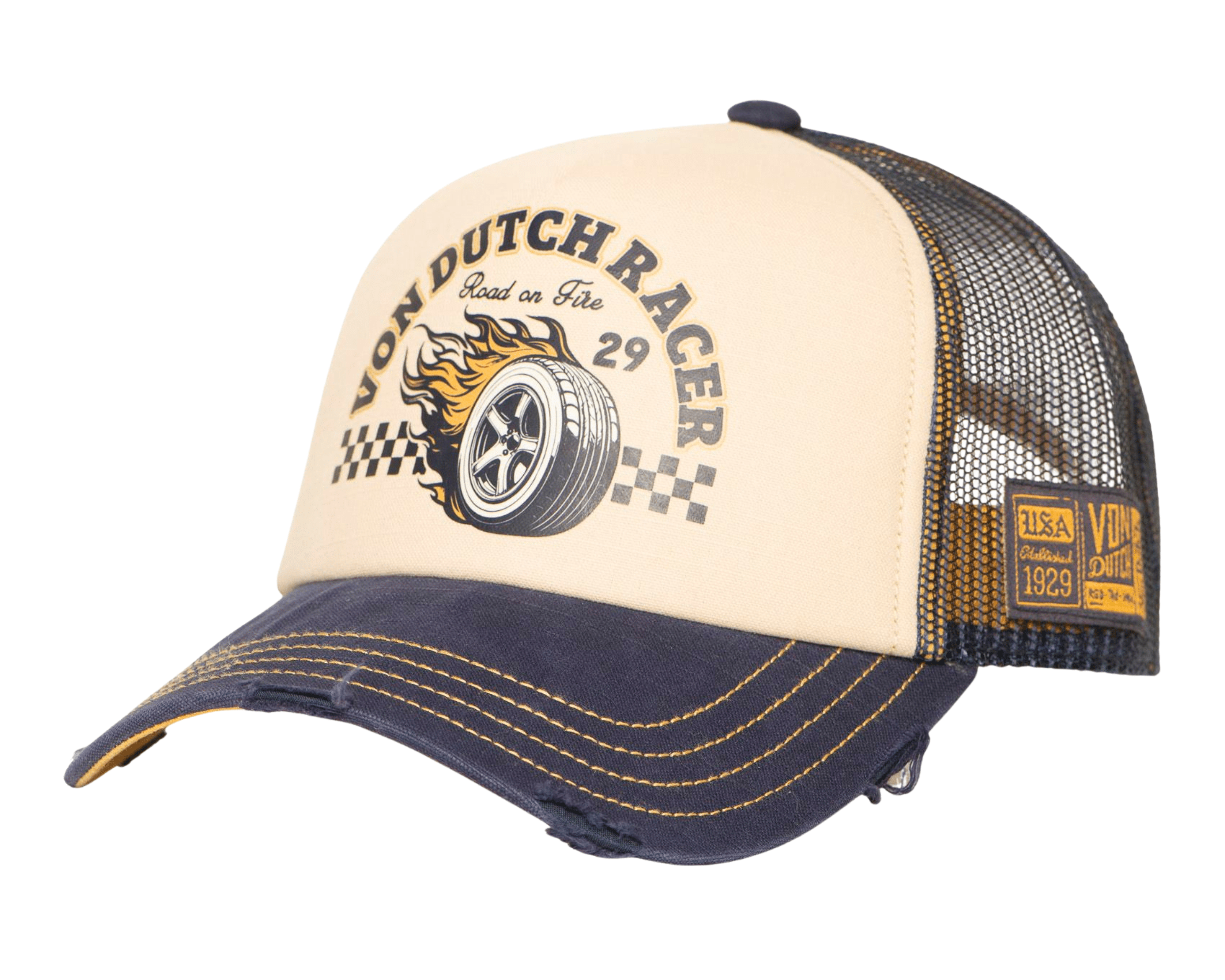 Von Dutch Trucker Cap Crew Hard - OnSize